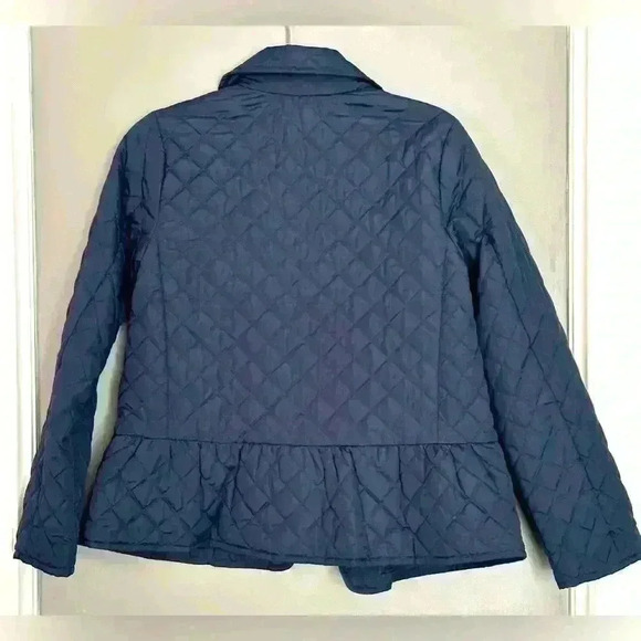 Crewcuts Navy Blue Quilted Girls Jacket (M15) - Picture 3 of 7